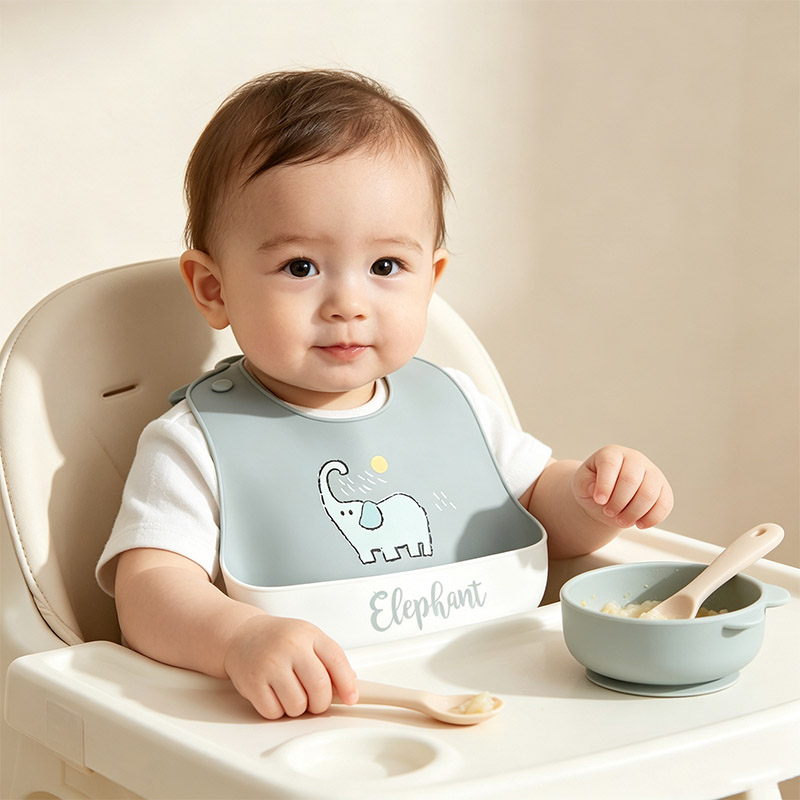 Baby Food Year Old - Bavaglini in silicone per bambini con