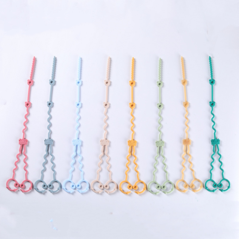 Baby Food Ideas - Catena per ciuccio in silicone per