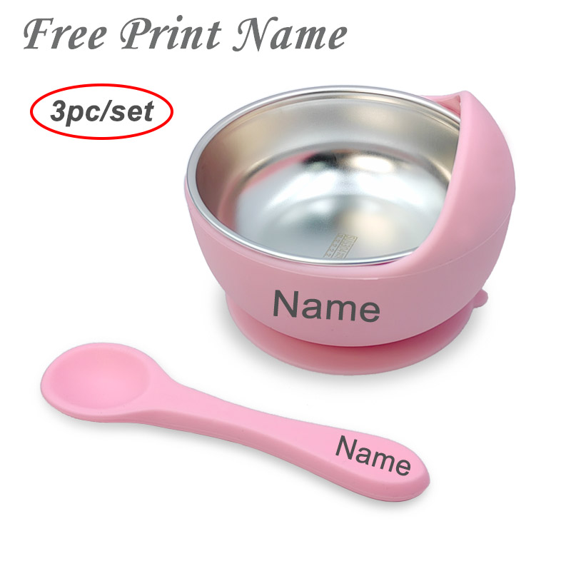 Silicone Suction Bowl - Set da 3 pezzi Ciotola per