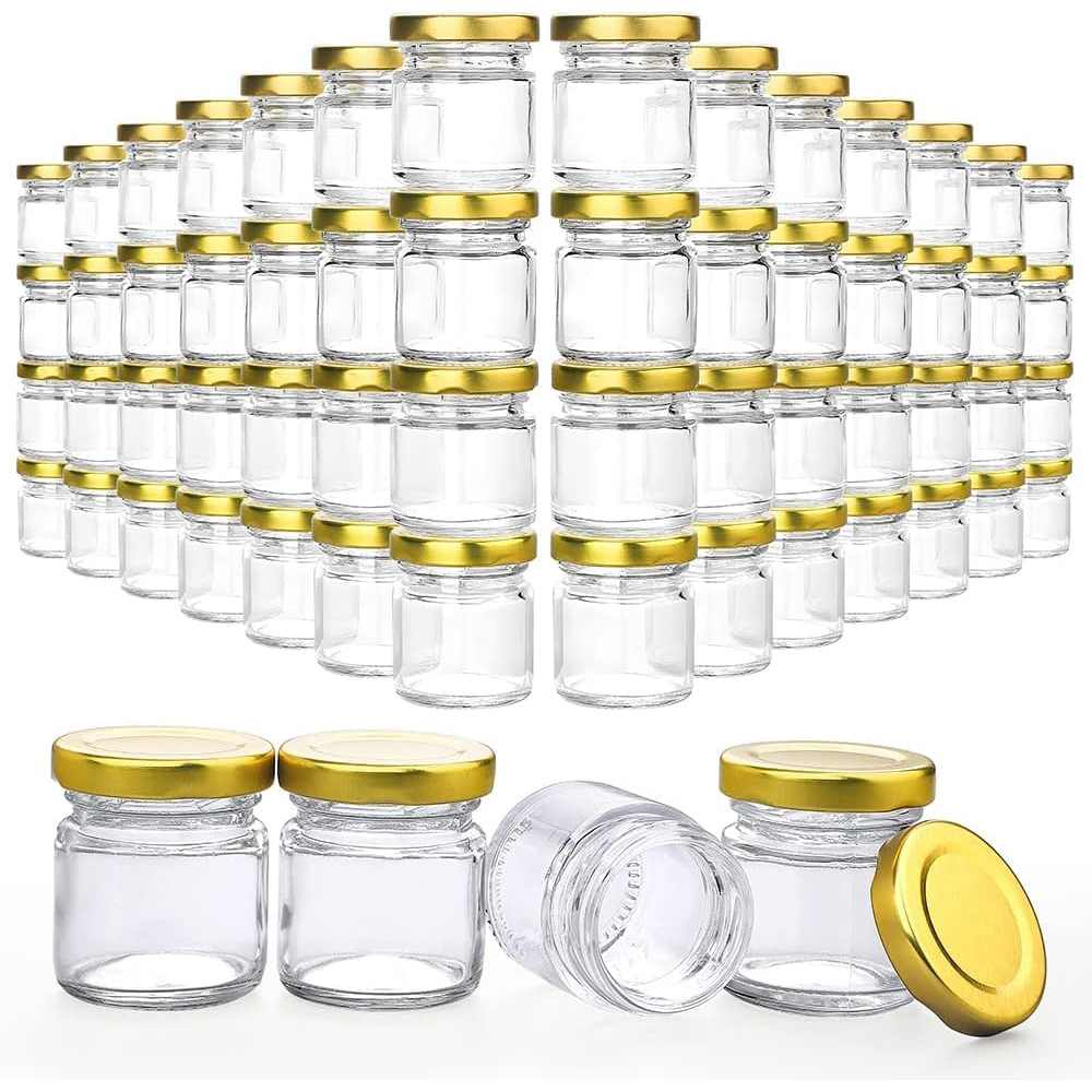 Baby Food Jars Glass - Piccoli barattoli di vetro con coperchio,