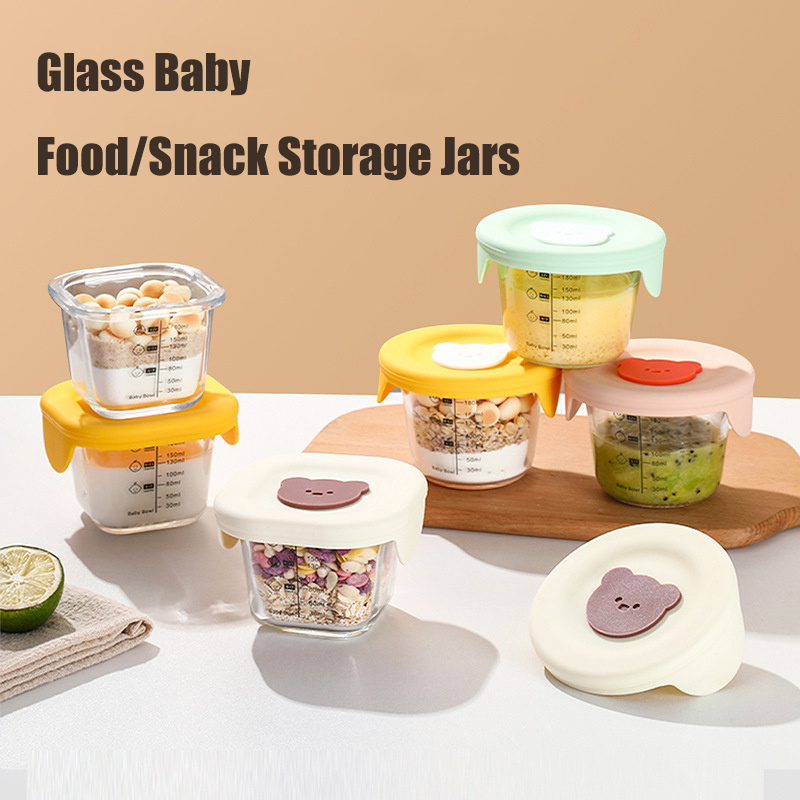Baby Food Jars Glass - Barattoli di vetro per alimenti per