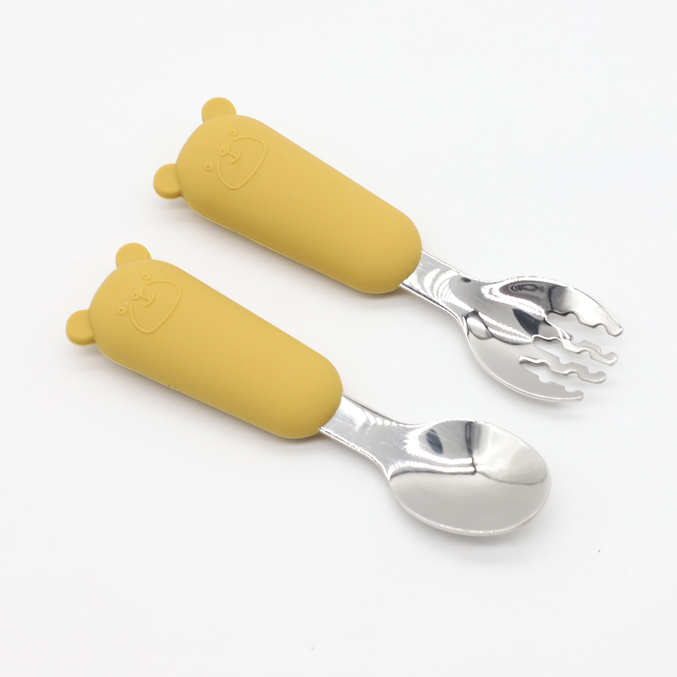 Baby Food Little Spoon - Nuovo cucchiaio e forchetta in acciaio