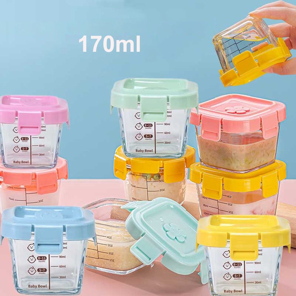 Baby Food Jars Glass - Moda 170ml Scatola di conservazione degli