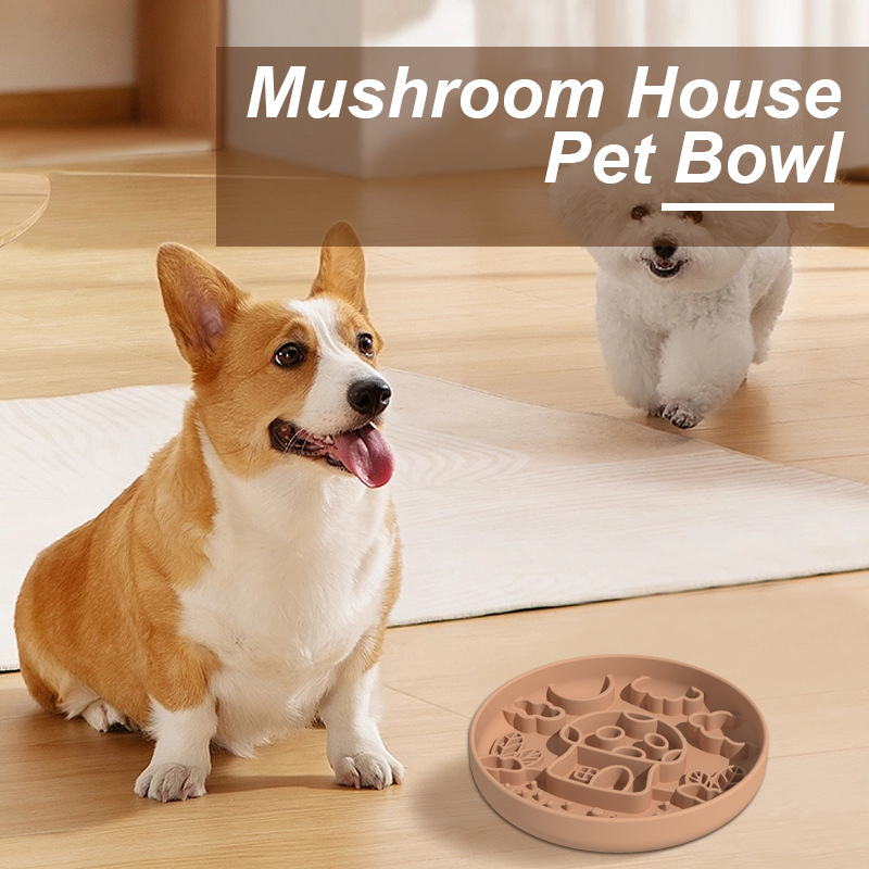 Nuovo Fungo Cane Ciotola di Ci - Silicone Suction Bowl recensione e prezzo