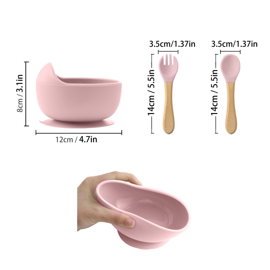 3 pezzi set di ciotole per l'a - Silicone Suction Bowl recensione e prezzo
