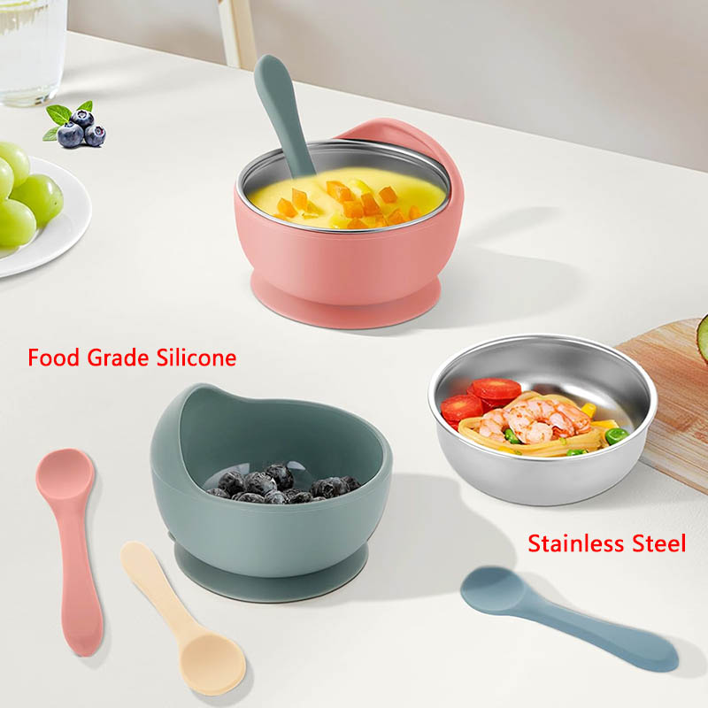 Set da 3 pezzi Ciotola per l'a - Silicone Suction Bowl recensione e prezzo