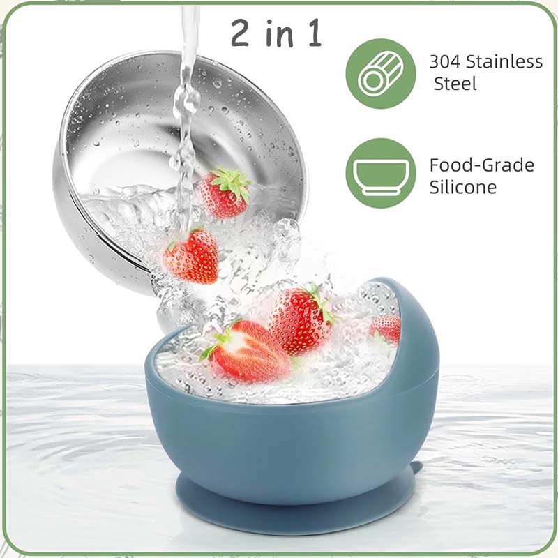 Set da 3 pezzi Ciotola per l'a - Silicone Suction Bowl recensione e prezzo