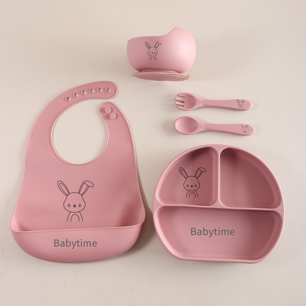 Set di 5 posate per bambini a  - Silicone Suction Bowl recensione e prezzo
