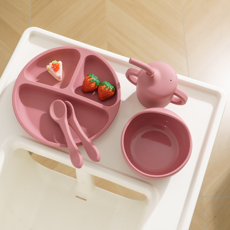 5PCS Set di stoviglie in silic - Silicone Suction Bowl recensione e prezzo