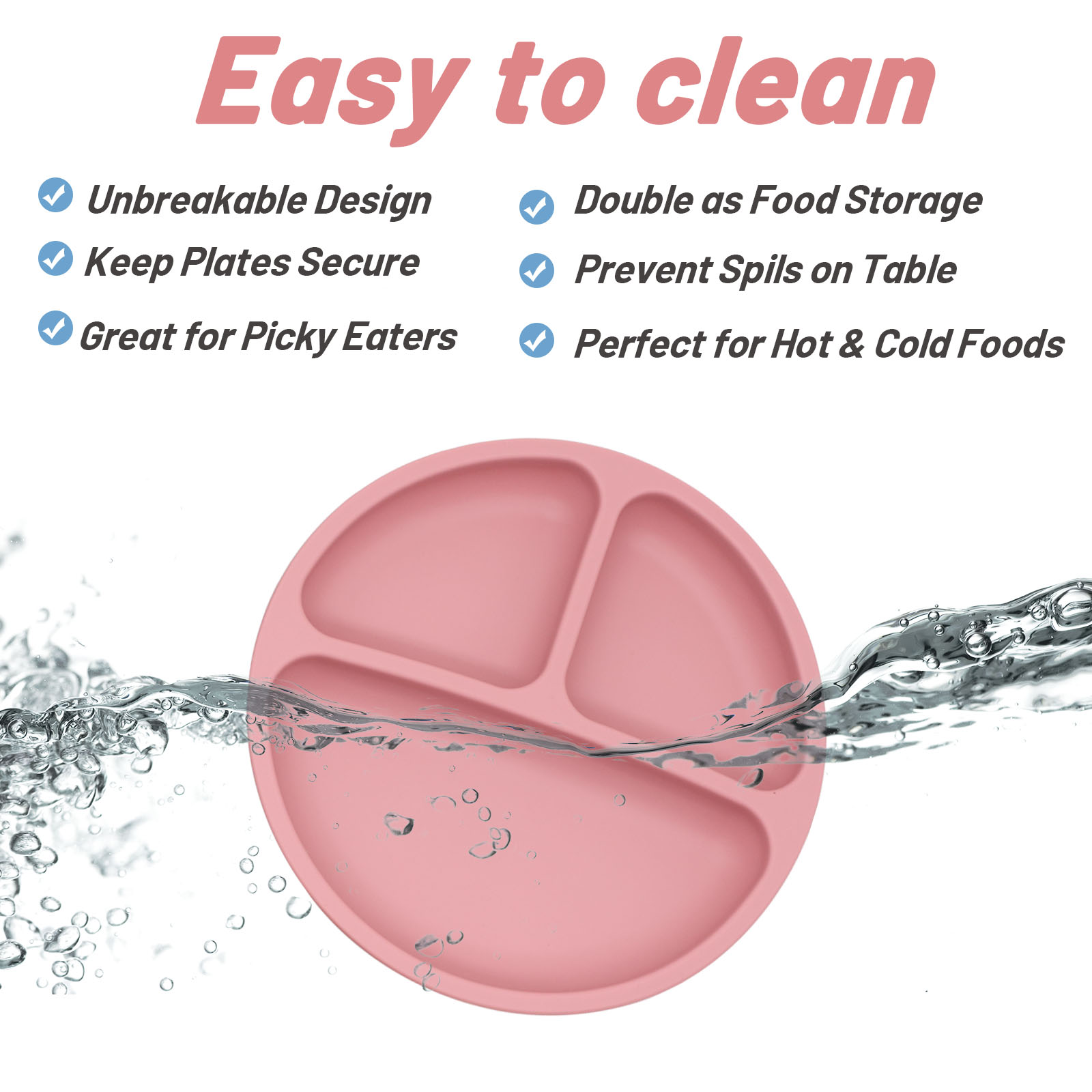Piatto diviso in silicone alim - Silicone Suction Bowl recensione e prezzo