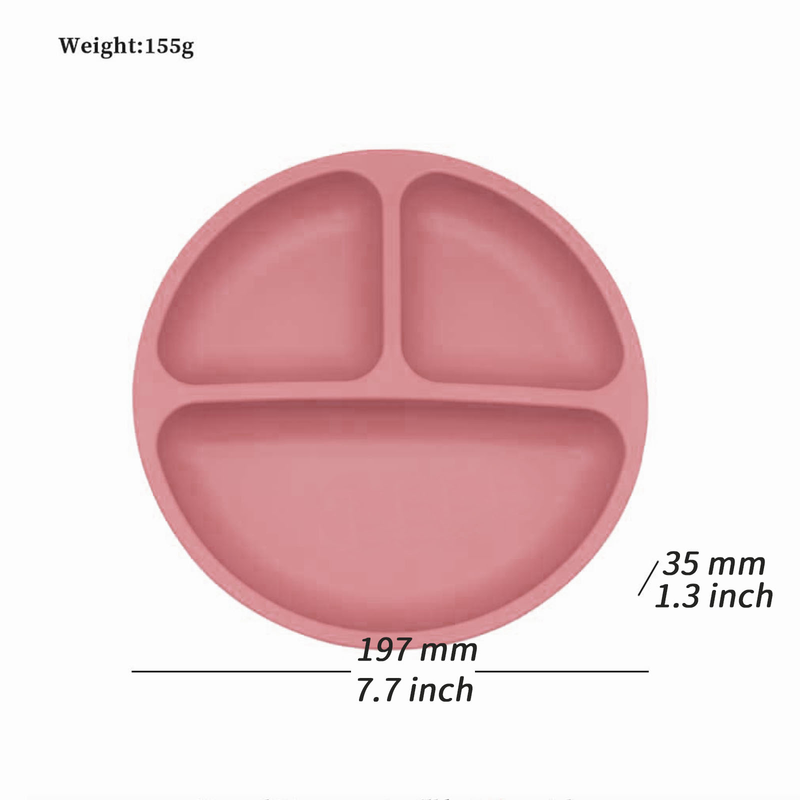 Piatto diviso in silicone alim - Silicone Suction Bowl recensione e prezzo